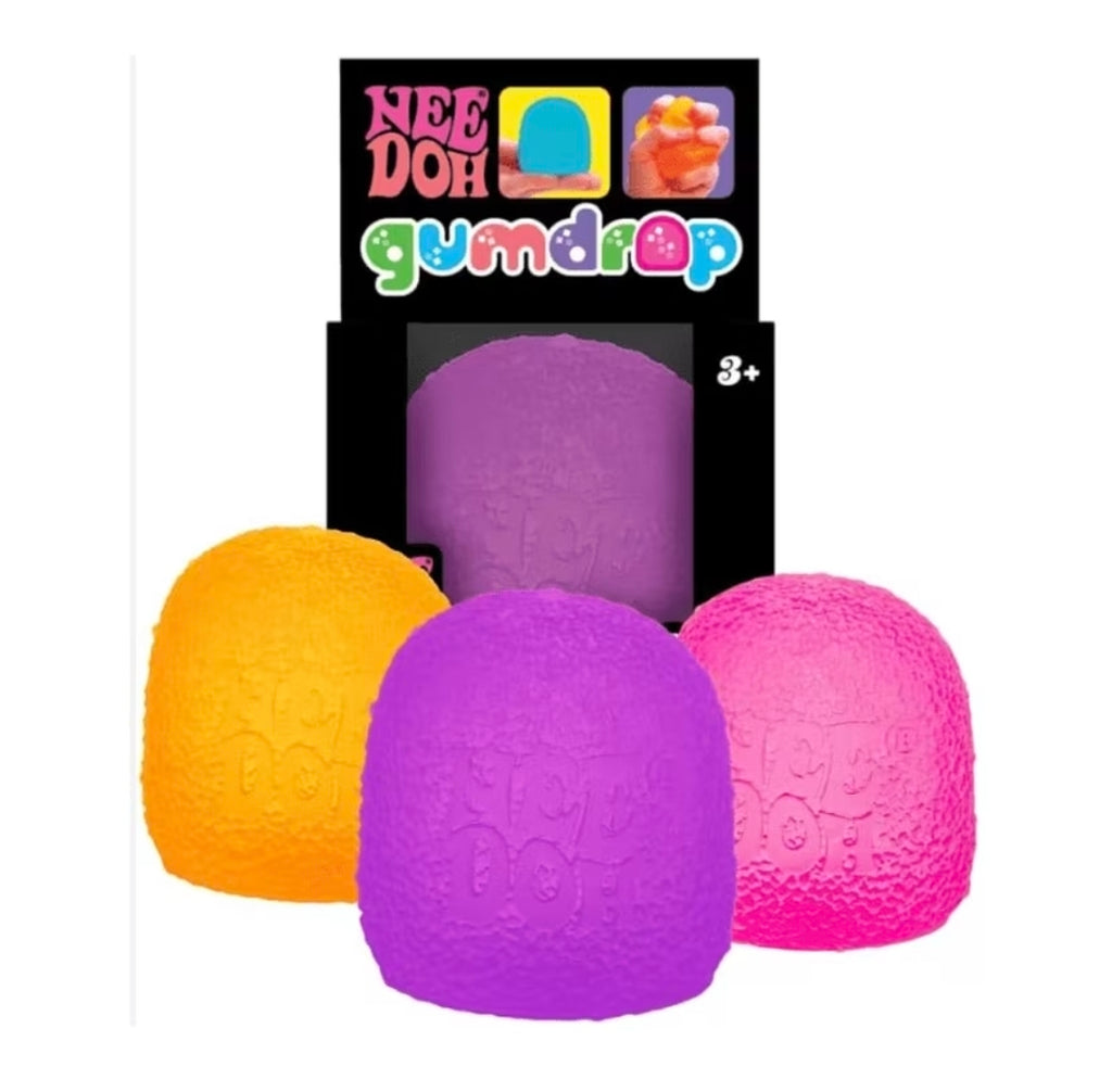 Needoh Gum Drop Stress Relieving Fidget Ball (ONE randomly chosen)