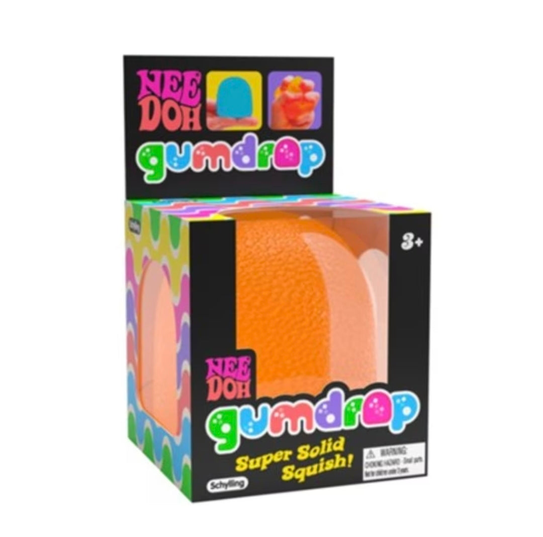 Needoh Gum Drop Stress Relieving Fidget Ball (ONE randomly chosen)