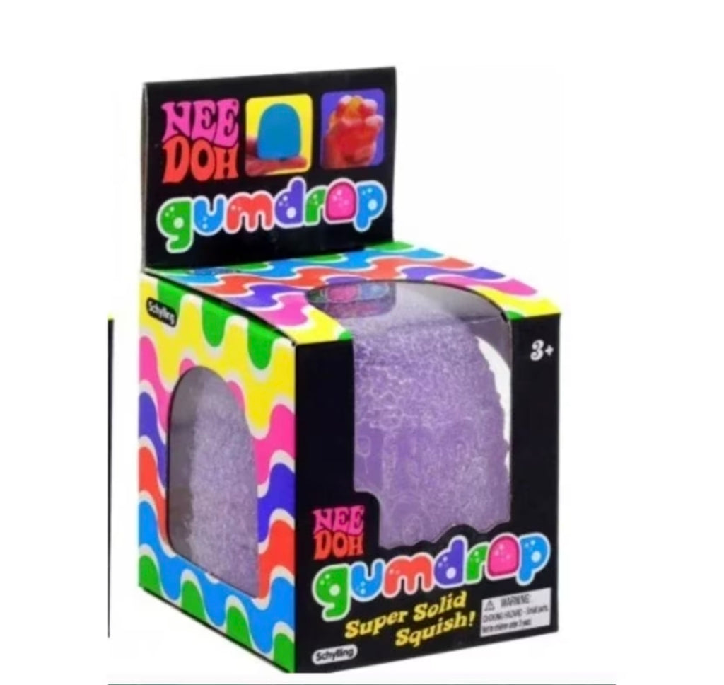 Needoh Gum Drop Stress Relieving Fidget Ball (ONE randomly chosen)