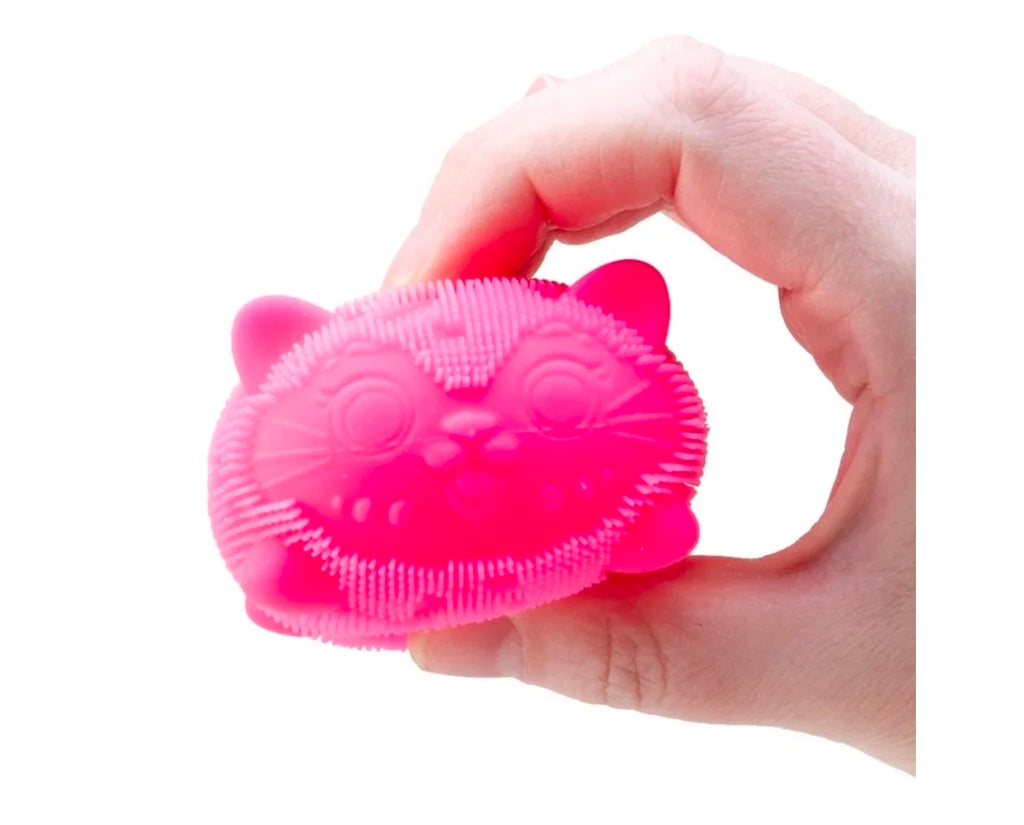 NeeDoh Wild Cats Fuzzball by Schylling – Fuzzy Textured Sensory Squishy Fidget Toy