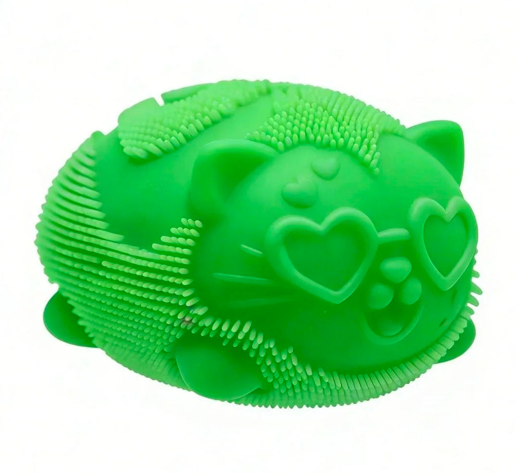 NeeDoh Wild Cats Fuzzball by Schylling – Fuzzy Textured Sensory Squishy Fidget Toy