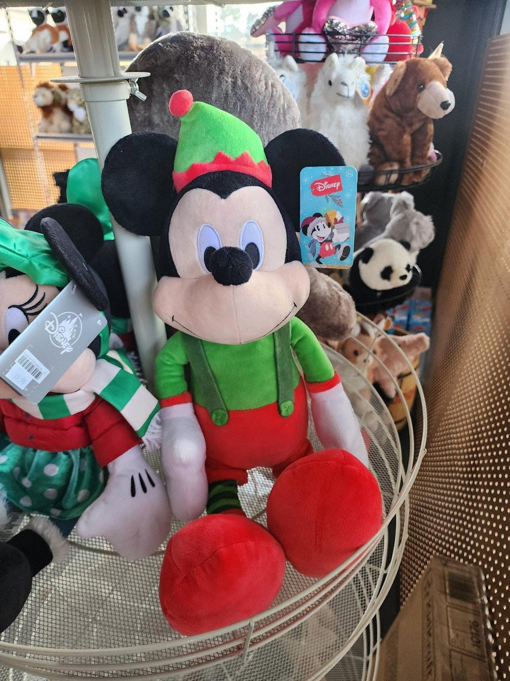 Disney Holiday 19-inch Large Plush, Mickey Mouse, Officially Licensed Kids Toys