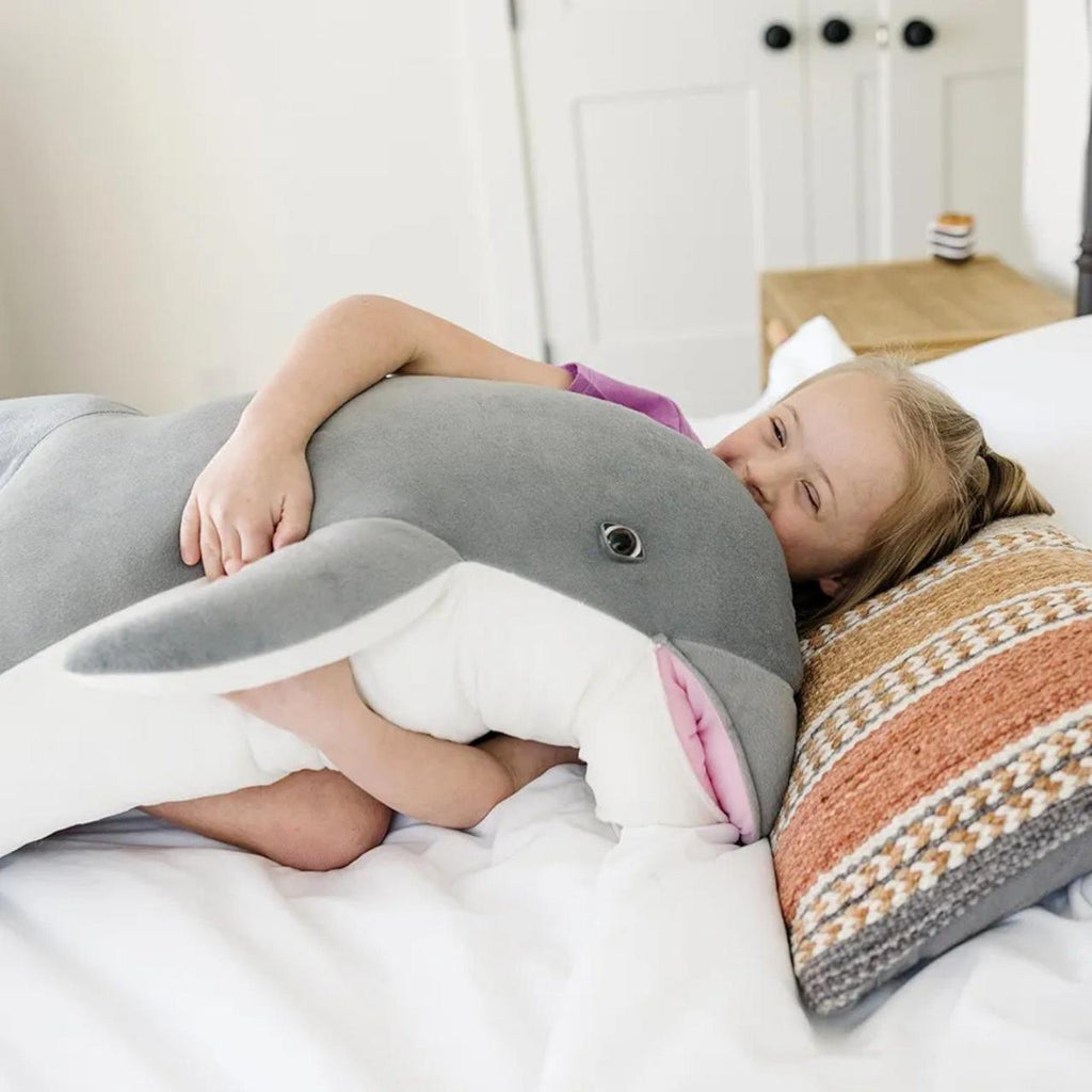 Melissa & Doug Giant Dolphin - Lifelike Stuffed Animal (nearly 4 feet long)