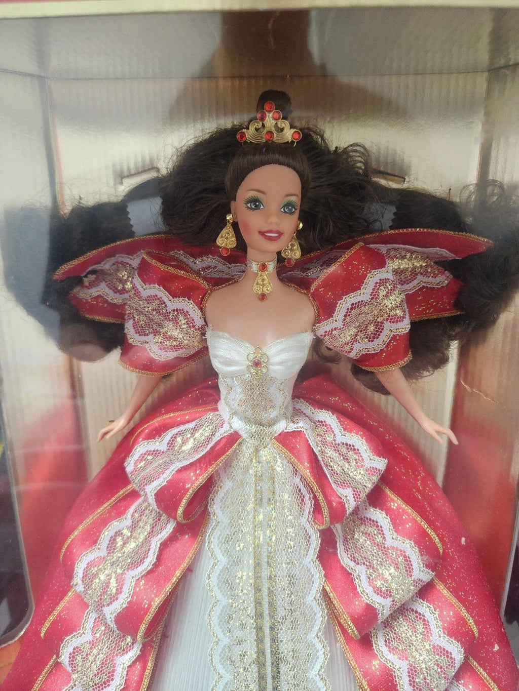 BarbieRARE 1997 Holiday Barbie – Green Eyes Misprint – Special Edition