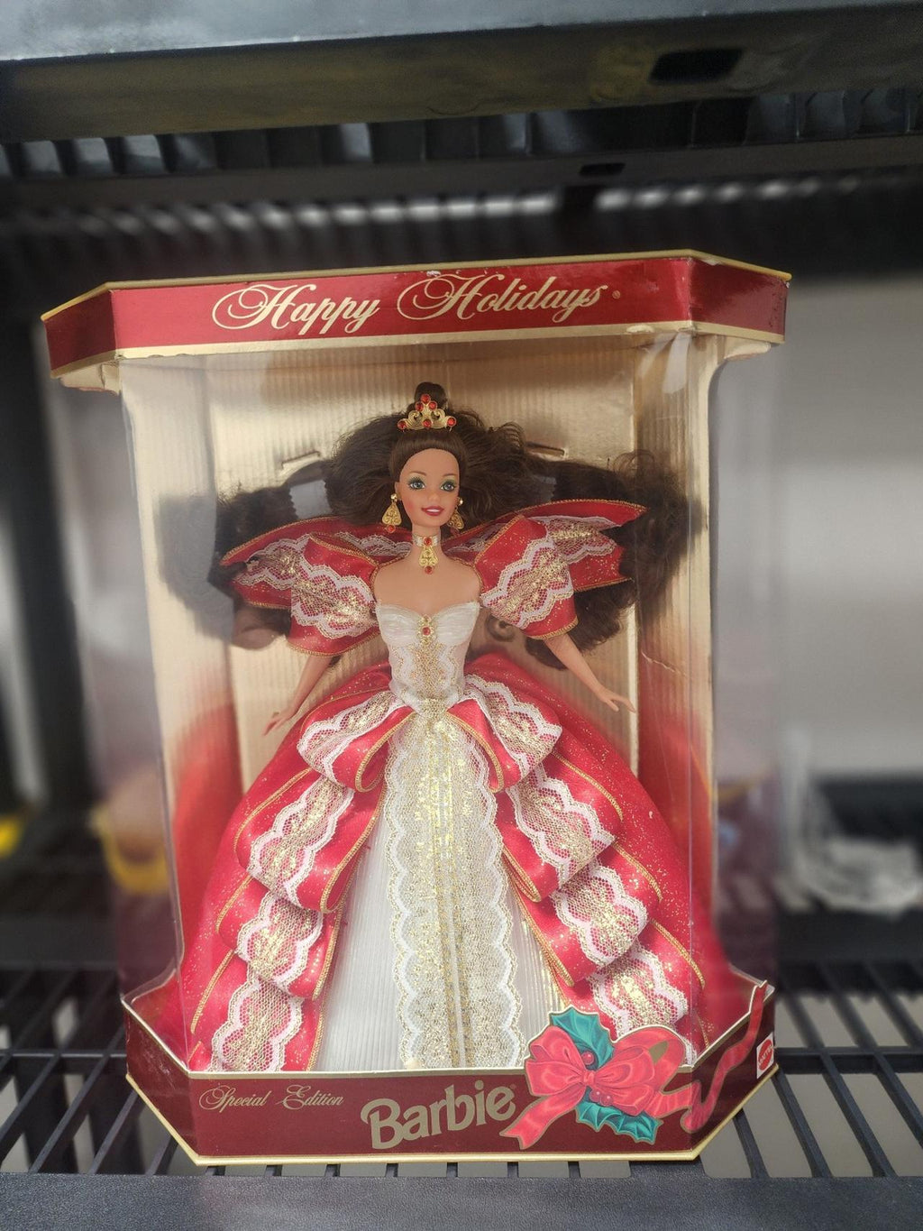 BarbieRARE 1997 Holiday Barbie – Green Eyes Misprint – Special Edition