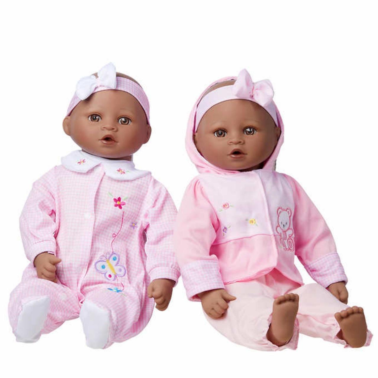 Baby Emma and Allie Twin Dolls Set