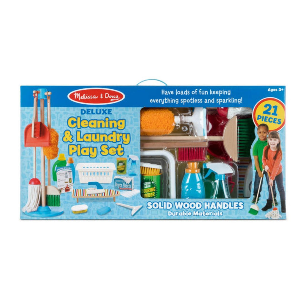 Deluxe Cleaning & Laundry Play Set