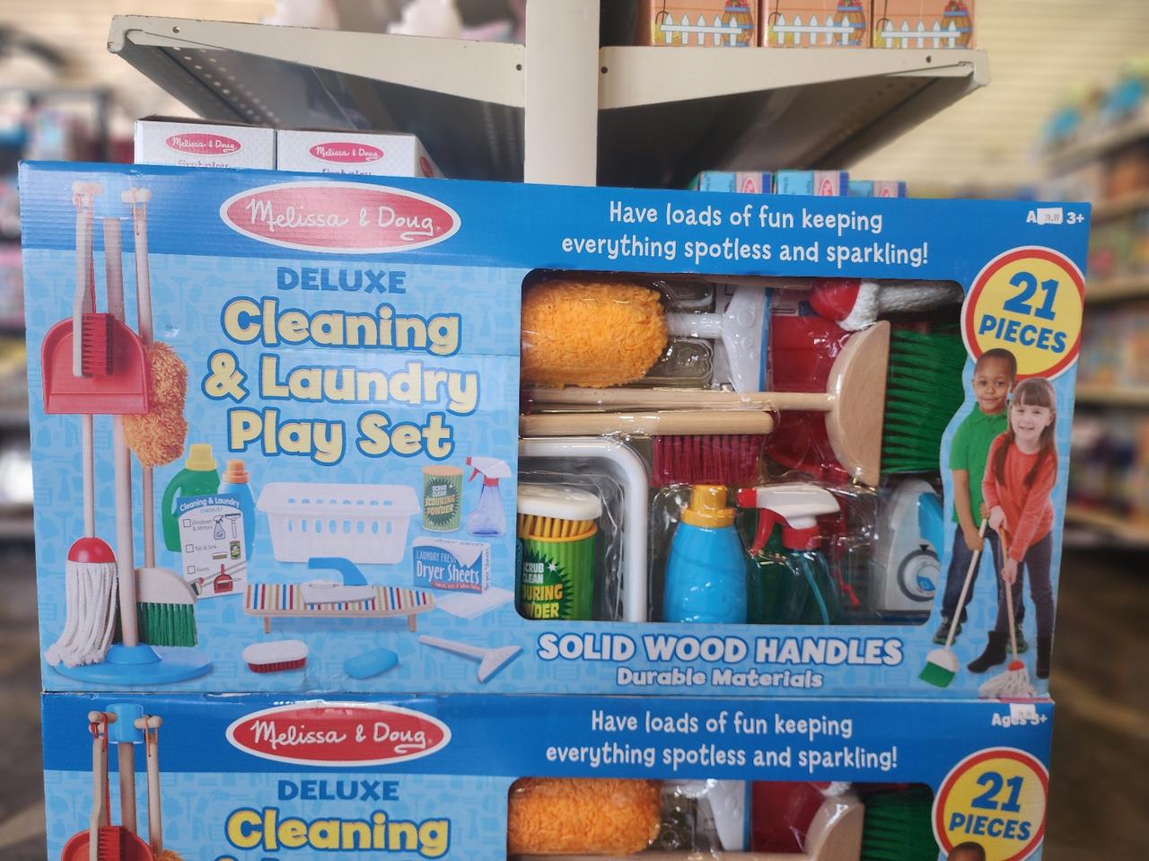 Deluxe Cleaning & Laundry Play Set