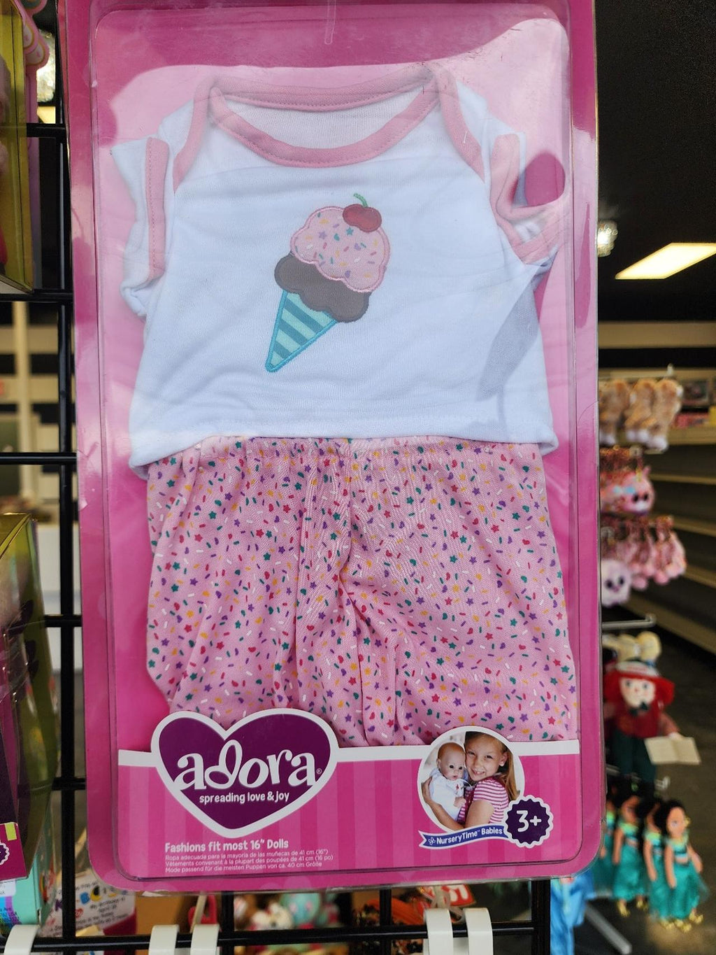 Adora Nursery Time Baby Doll Ice Cream Ensemble Outfit