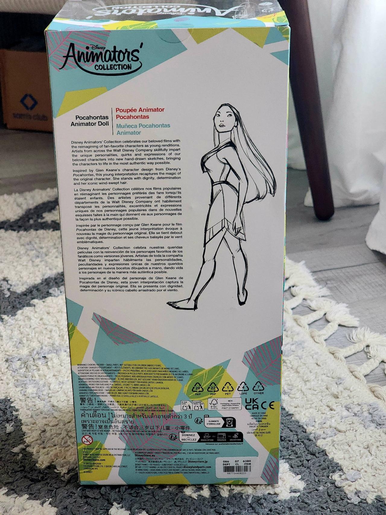 Disney 15" Pocahontas Animator doll