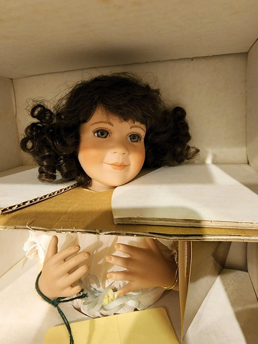 Georgetown Collection Porcelain Doll 9" "Angel Hugs" With Papers