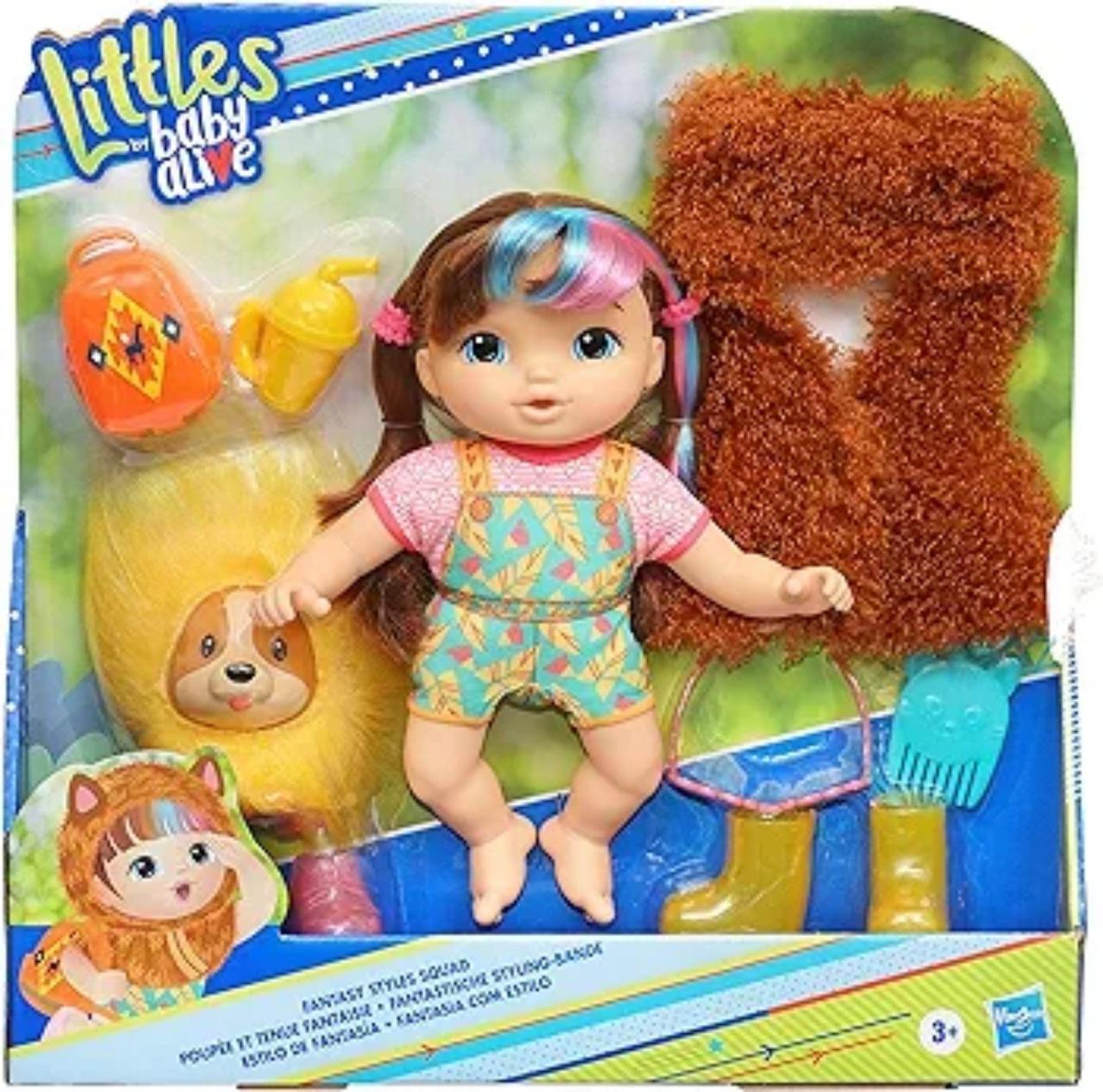 Baby Alive Littles Fantasy Styles Squad Doll, Little Harlyn, Safari Accessories