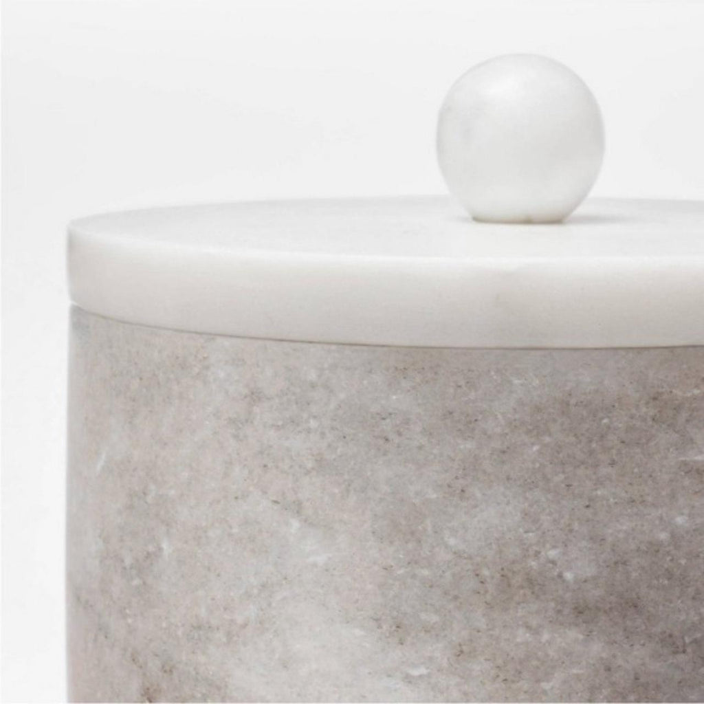 Round Marble Decorative Box - Threshold designed with Studio Mcgee