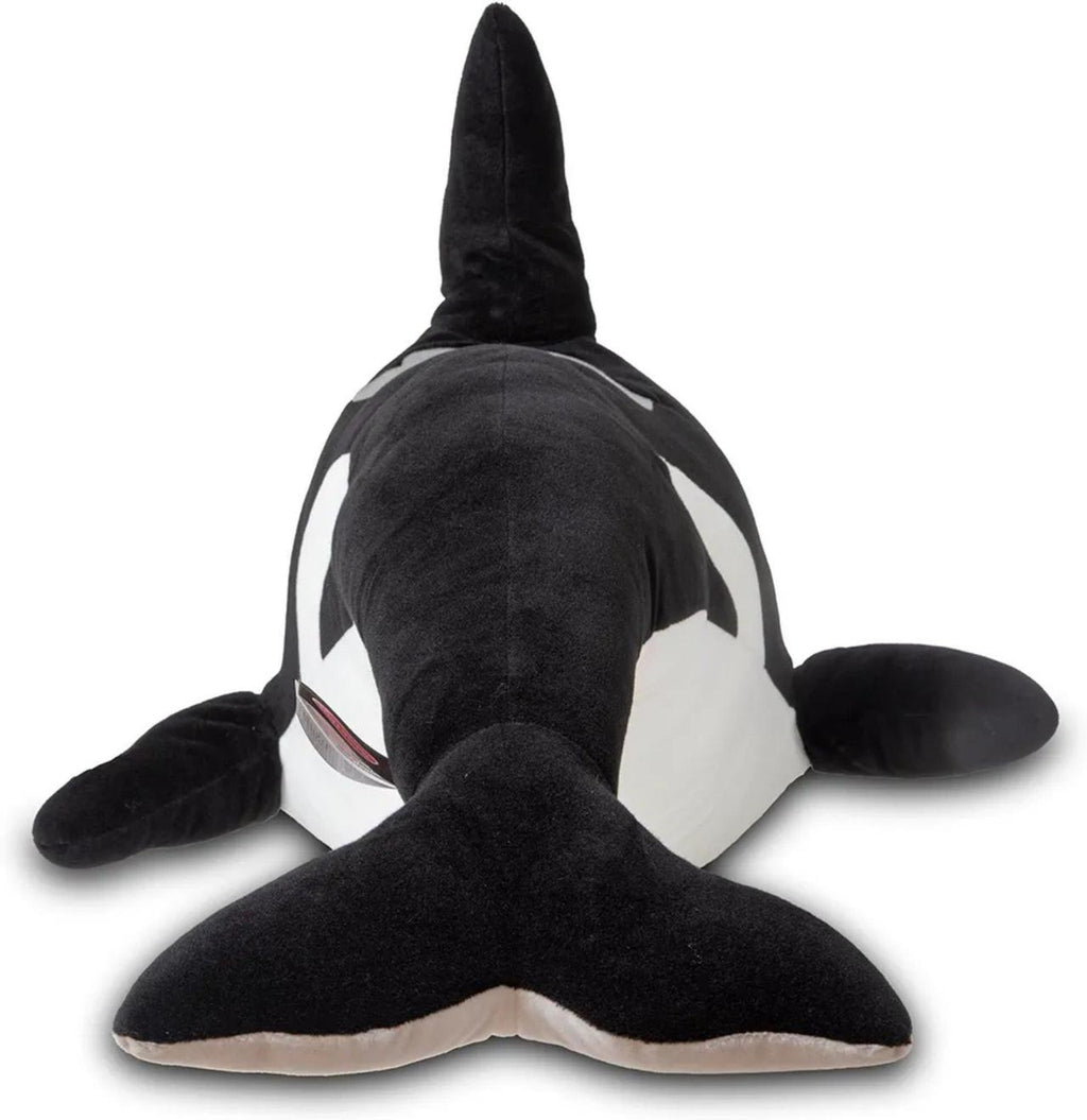 Melissa & Doug Giant Orca Whale - Lifelike Stuffed Animal (over 3 feet long)