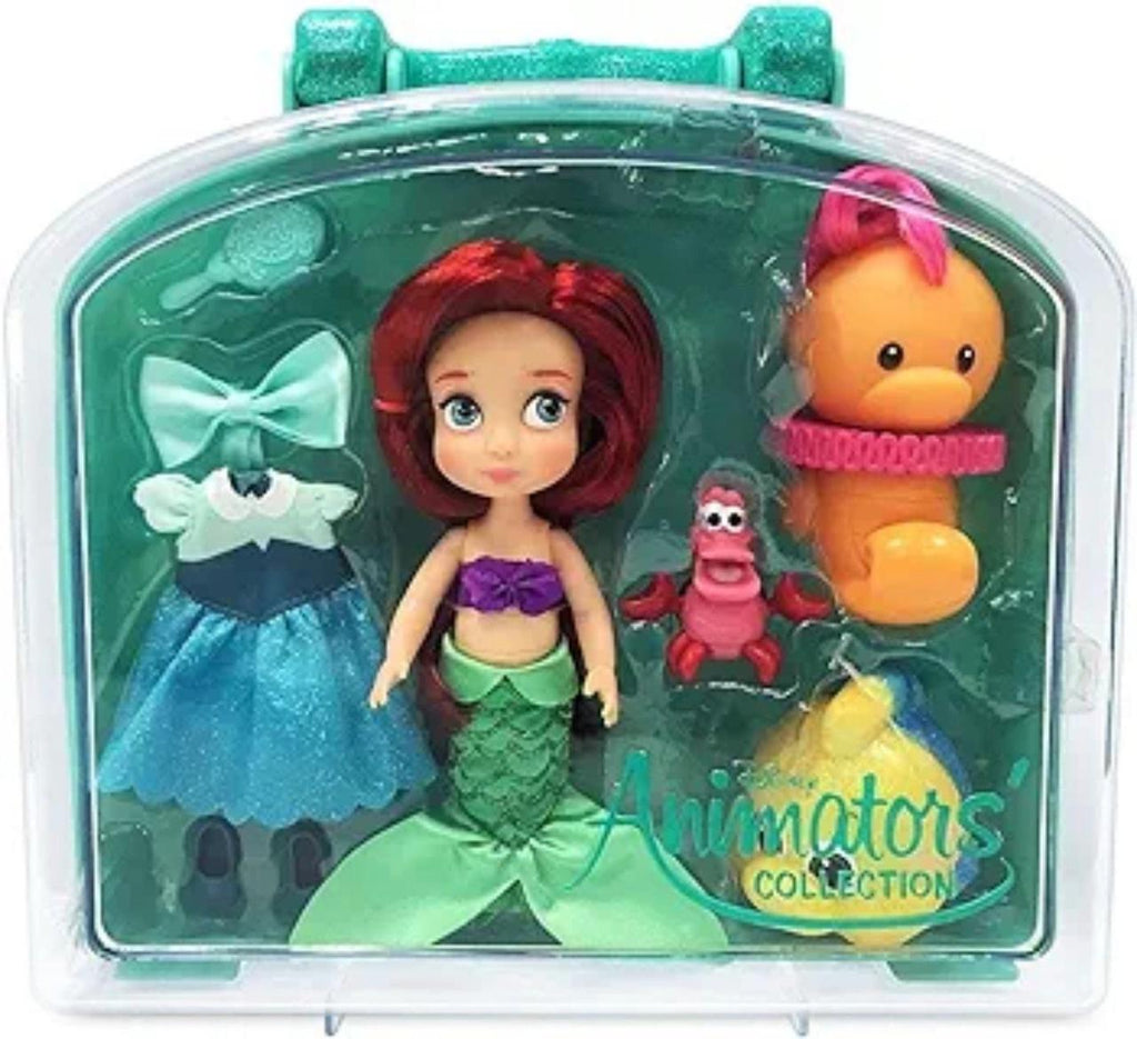 Disney Store Official Ariel Animators' Collection Mini Doll Play Set