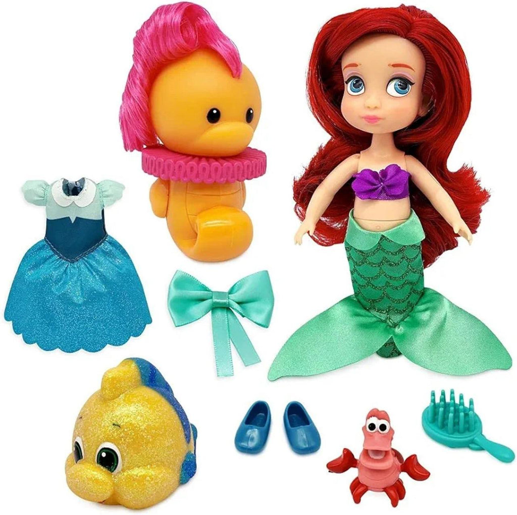 Disney Store Official Ariel Animators' Collection Mini Doll Play Set