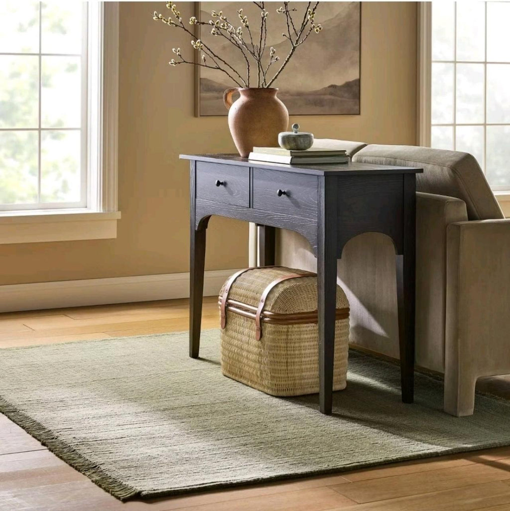 21" Woven Rattan Storage Trunk Brown - Threshold designed with Studio McGee