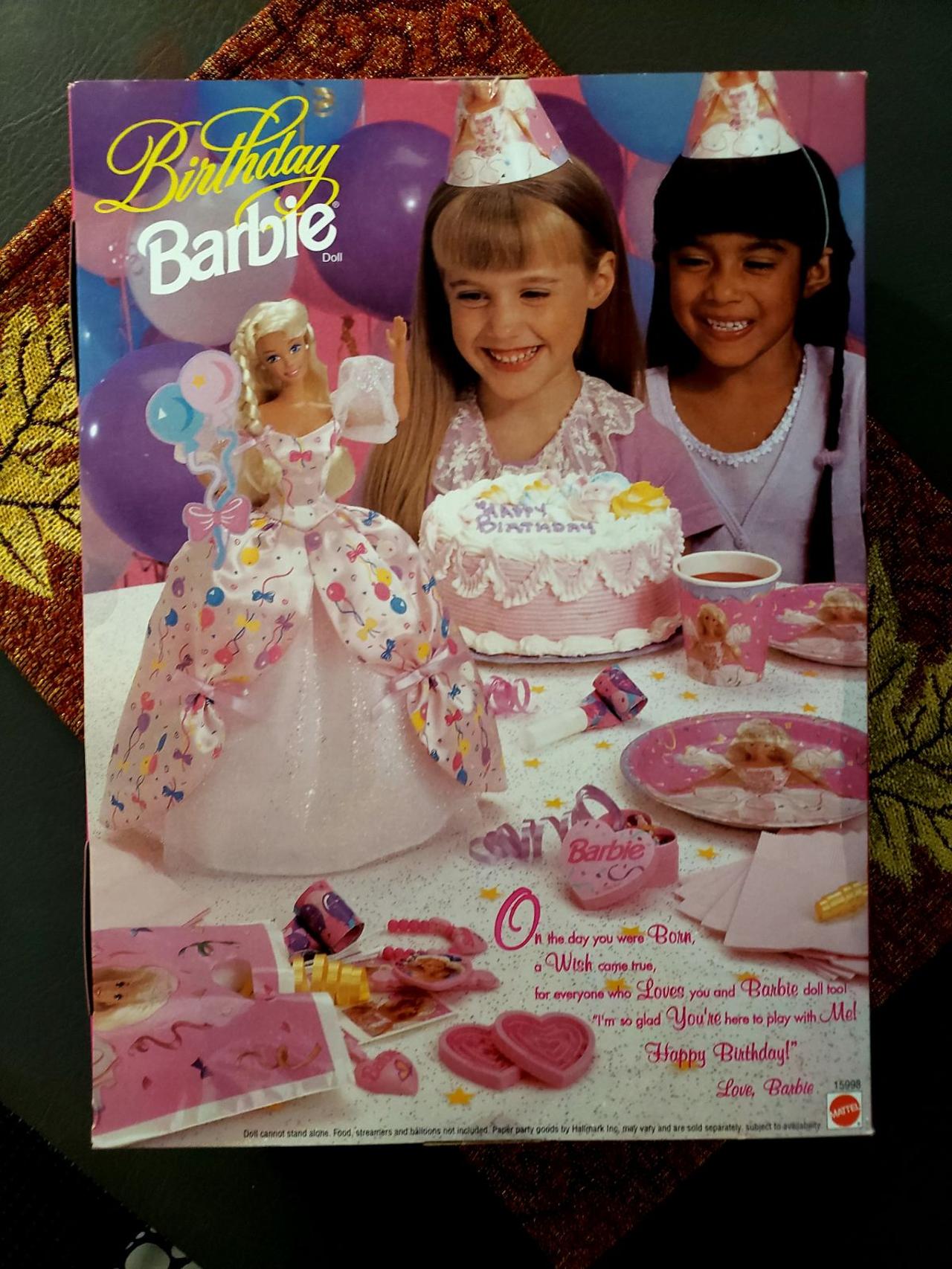 1996 Birthday Barbie doll