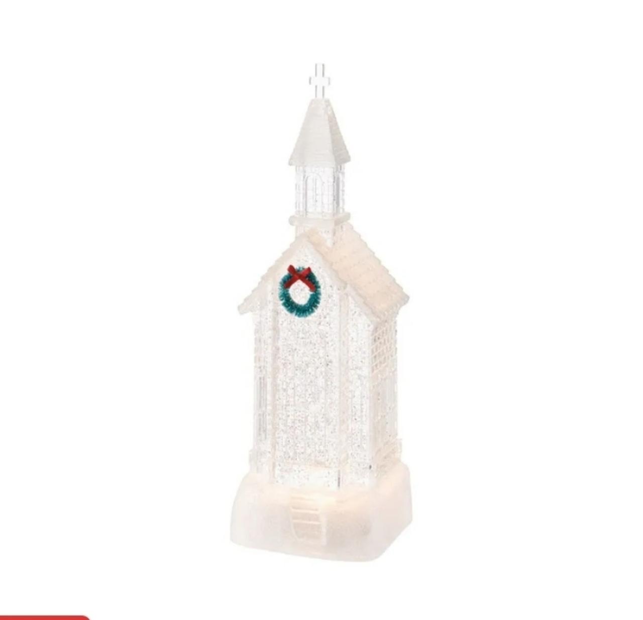 Merry Moments LED Holiday Figurine - Church