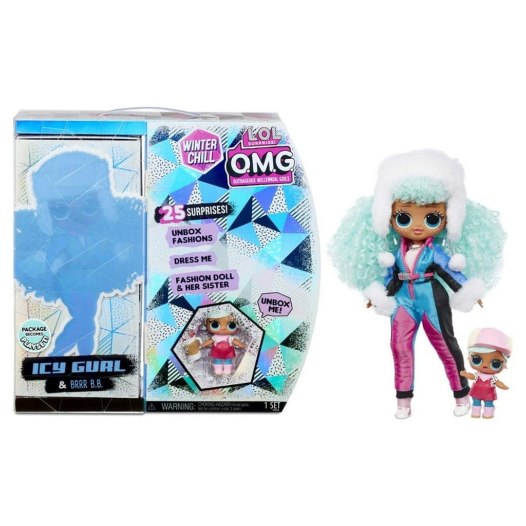 LOL Surprise OMG Winter Chill Icy Gurl Fashion Doll & Brrr B.B. Doll