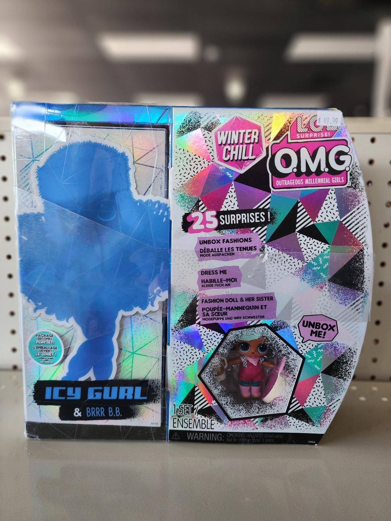 LOL Surprise OMG Winter Chill Icy Gurl Fashion Doll & Brrr B.B. Doll