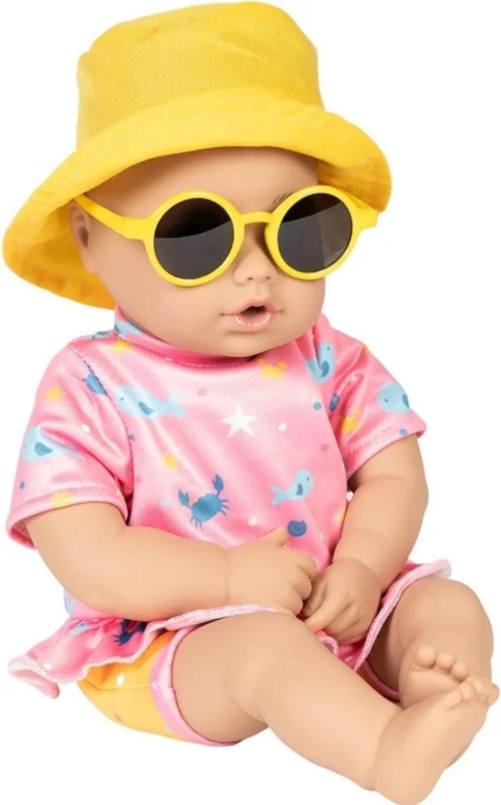 Adora 13 inch Beach Baby Doll Rose - Sun Activated Freckles & Rosy Cheeks