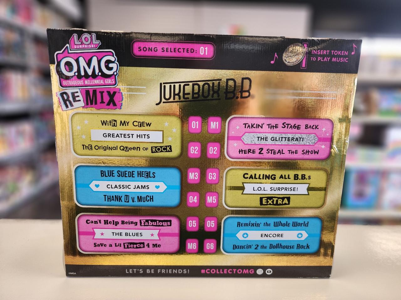 LOL Surprise OMG Remix 2020 Collector Edition Jukebox B.B With Music, Great Gift
