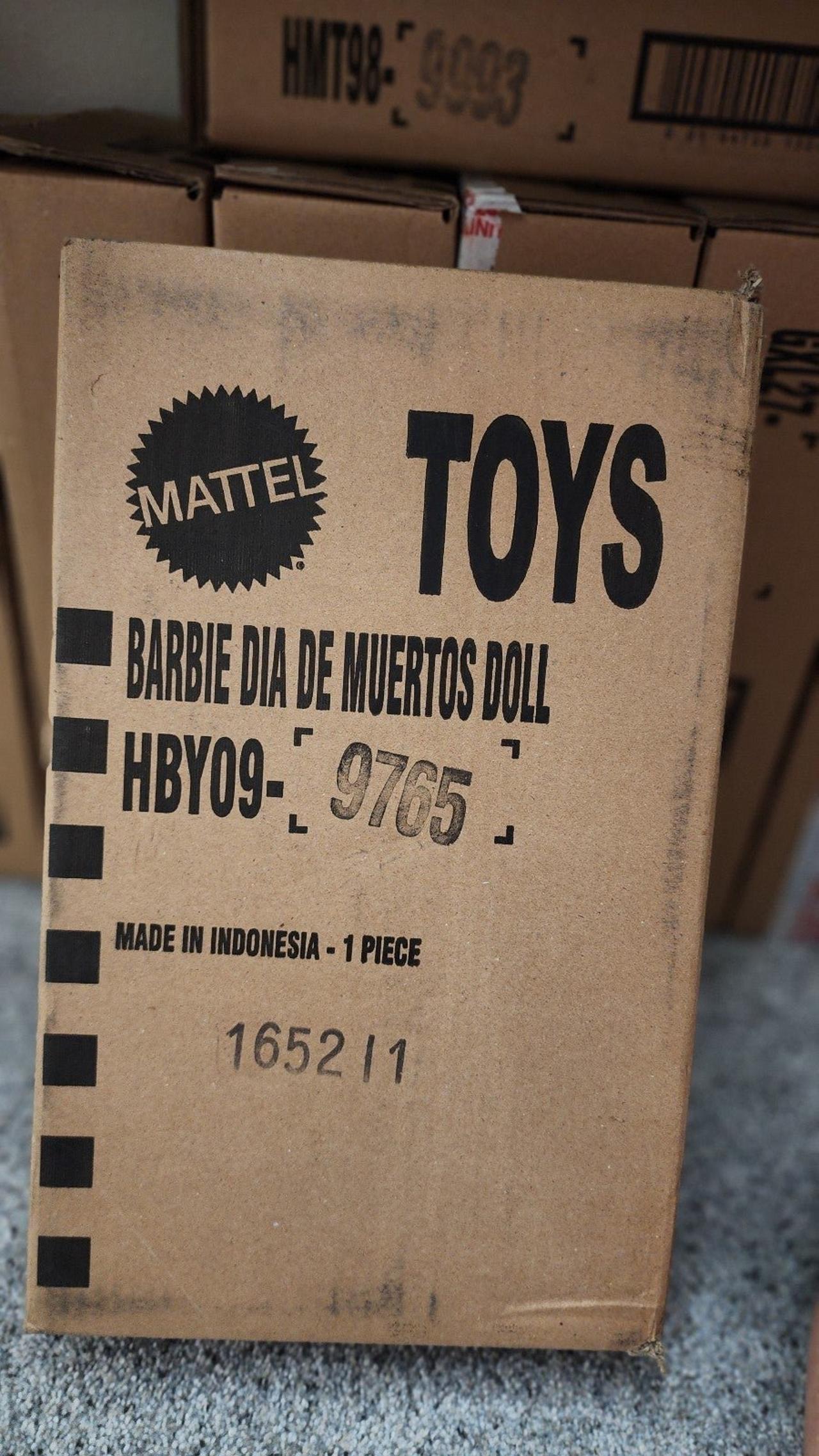 2022 Día De Muertos Doll in Dress and Calavera Face Paint, Gift for Collectors