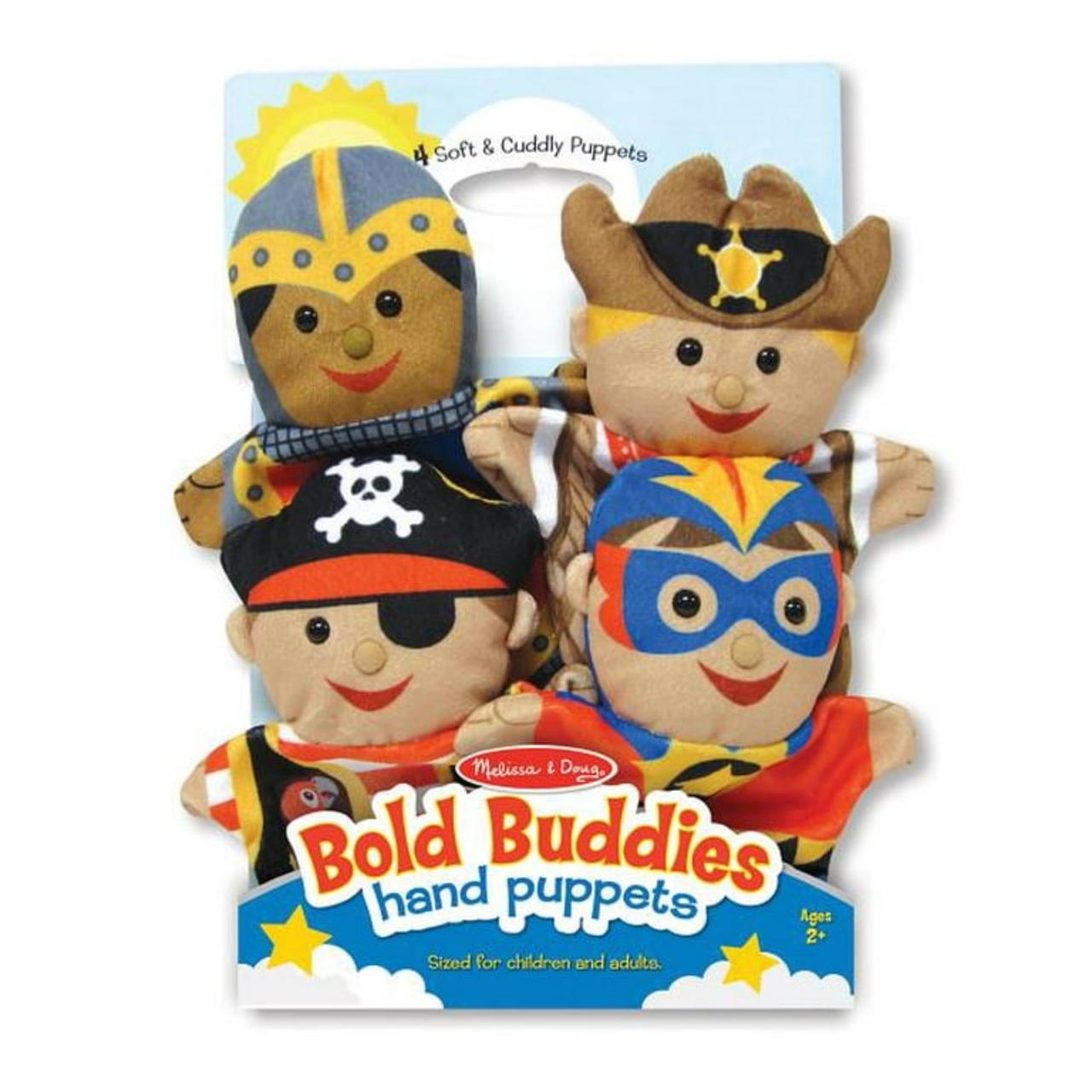 Melissa & Doug Bold Buddies Hand Puppets (Set of 4)