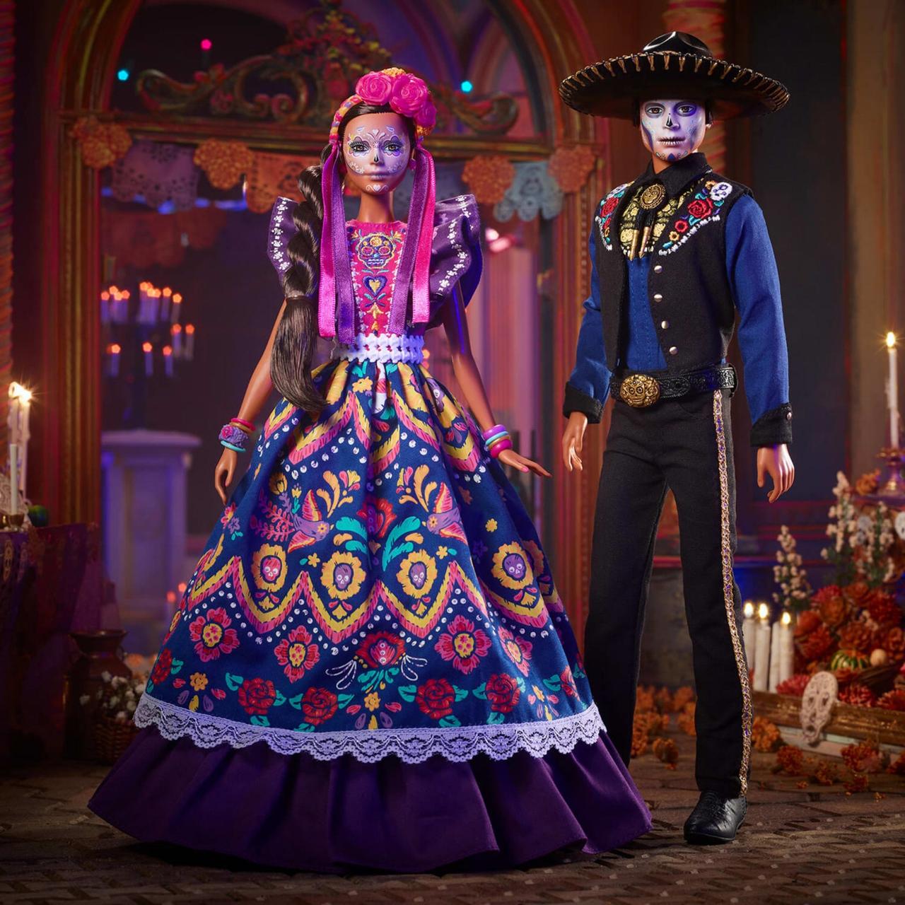 4 Barbie Dia De Muertos Collector Dolls (2021 & 2022) – $200 for the Full Set