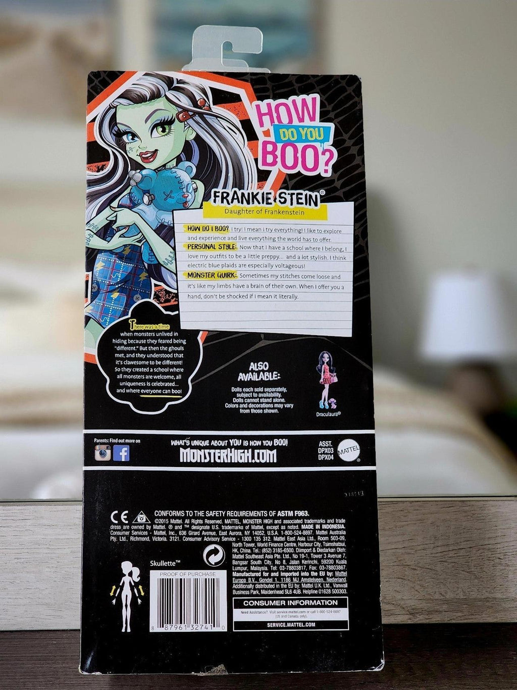 Monster High Dolls - Ghoul'S Beast Pet - Frankie Stein Doll