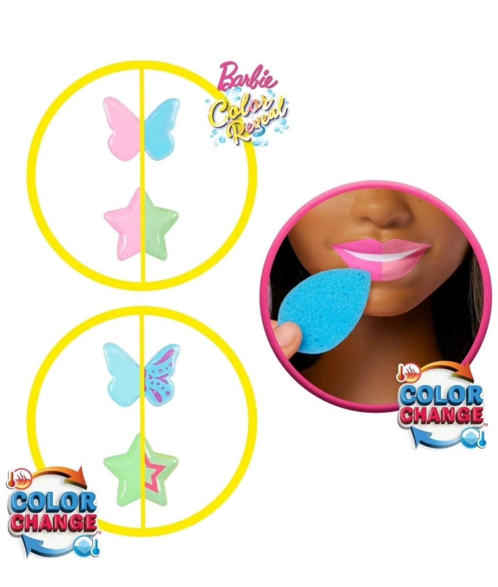 Barbie Doll Styling Head, Brown Hair with 20+ Styling Accessorie