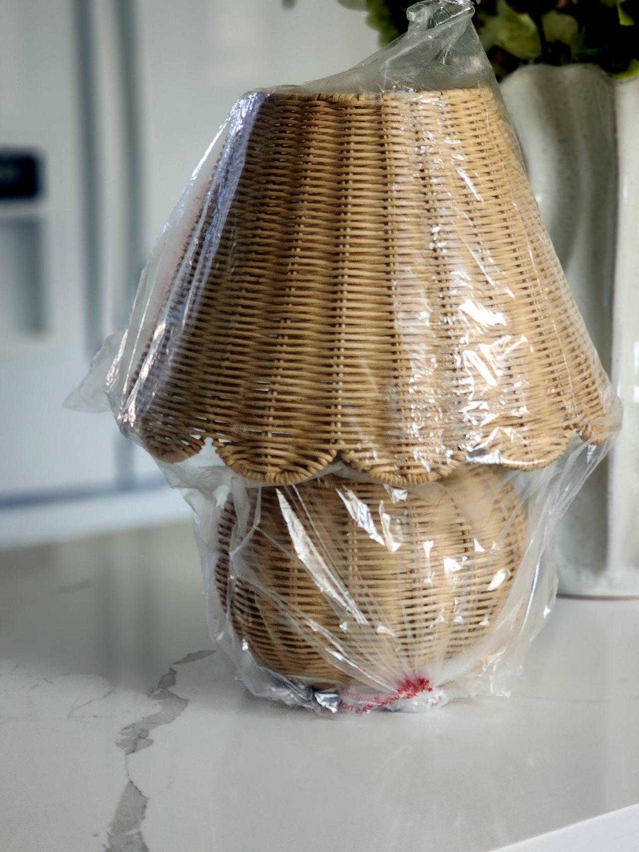 Table Lamp with Woven Base and Woven Shade - Threshold with Studio McGee