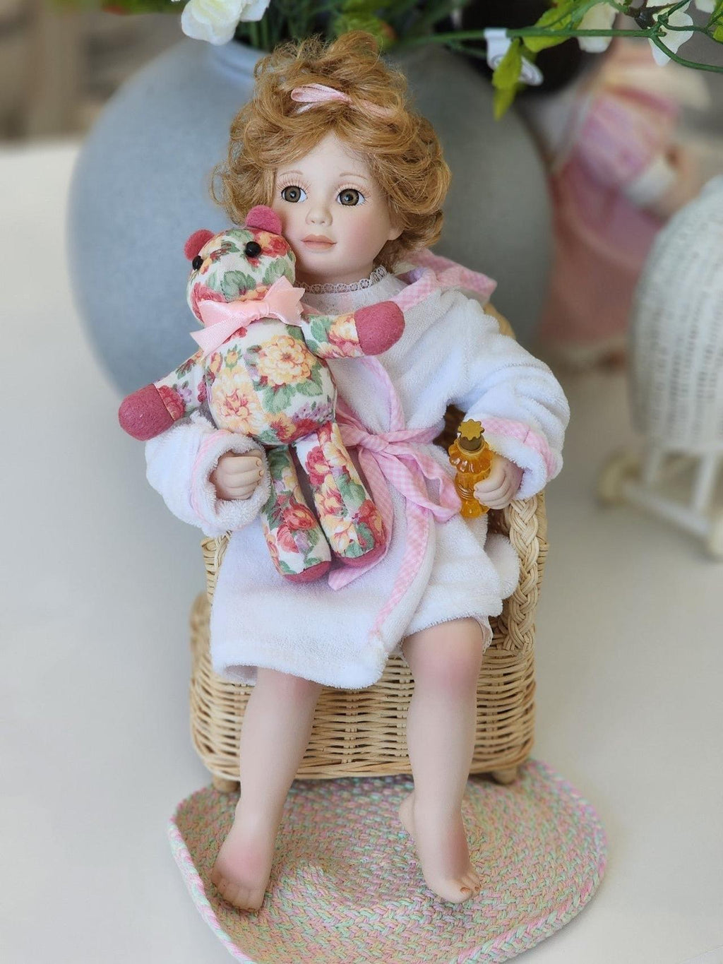 Julia by Andrea Hollis Georgetown Doll 14" Bent Knees Mommy's Word Porcelain
