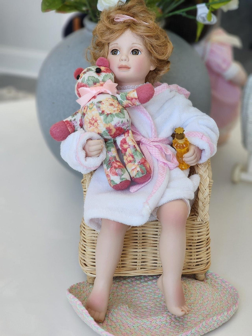 Julia by Andrea Hollis Georgetown Doll 14" Bent Knees Mommy's Word Porcelain