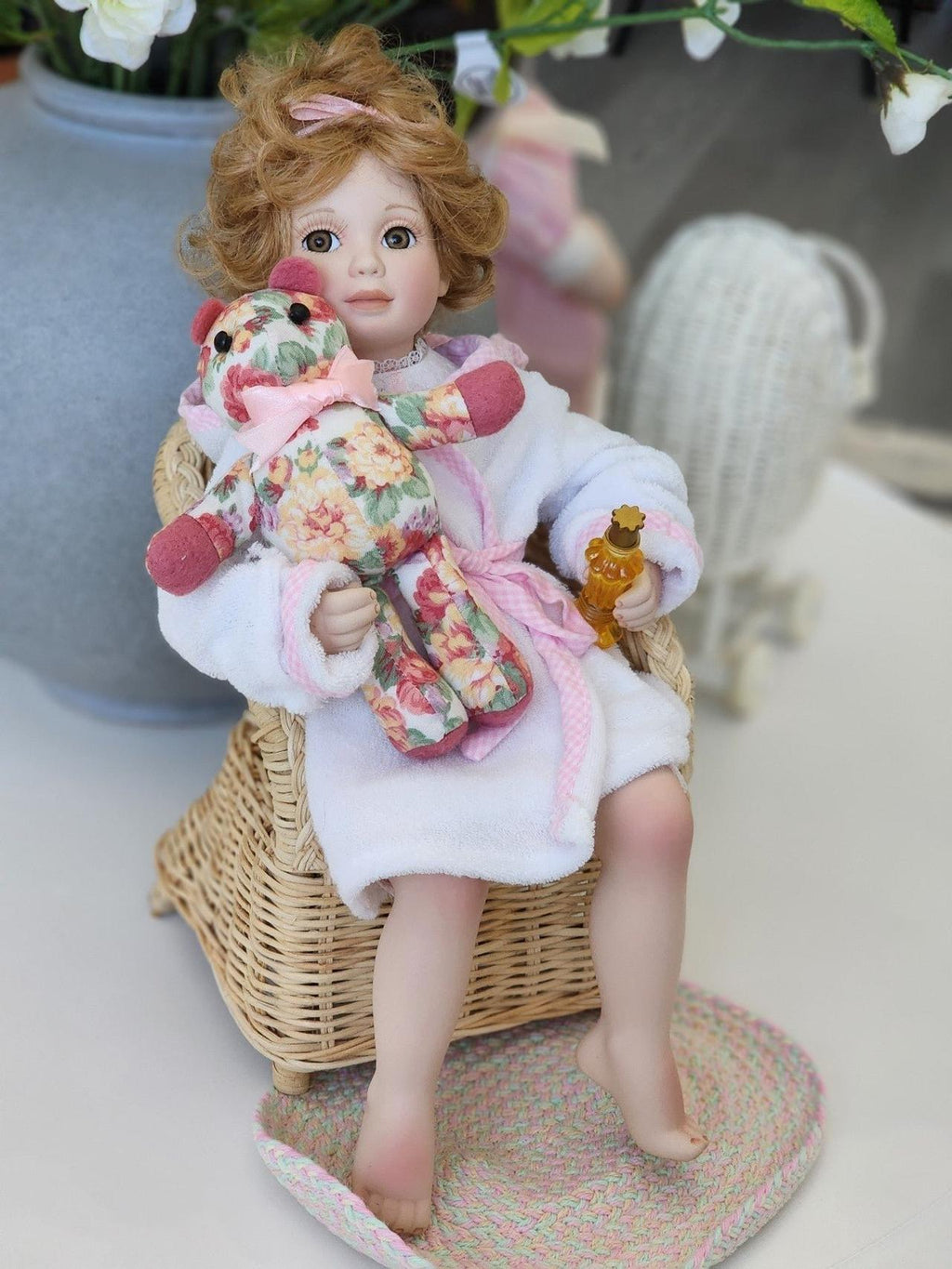 Julia by Andrea Hollis Georgetown Doll 14" Bent Knees Mommy's Word Porcelain