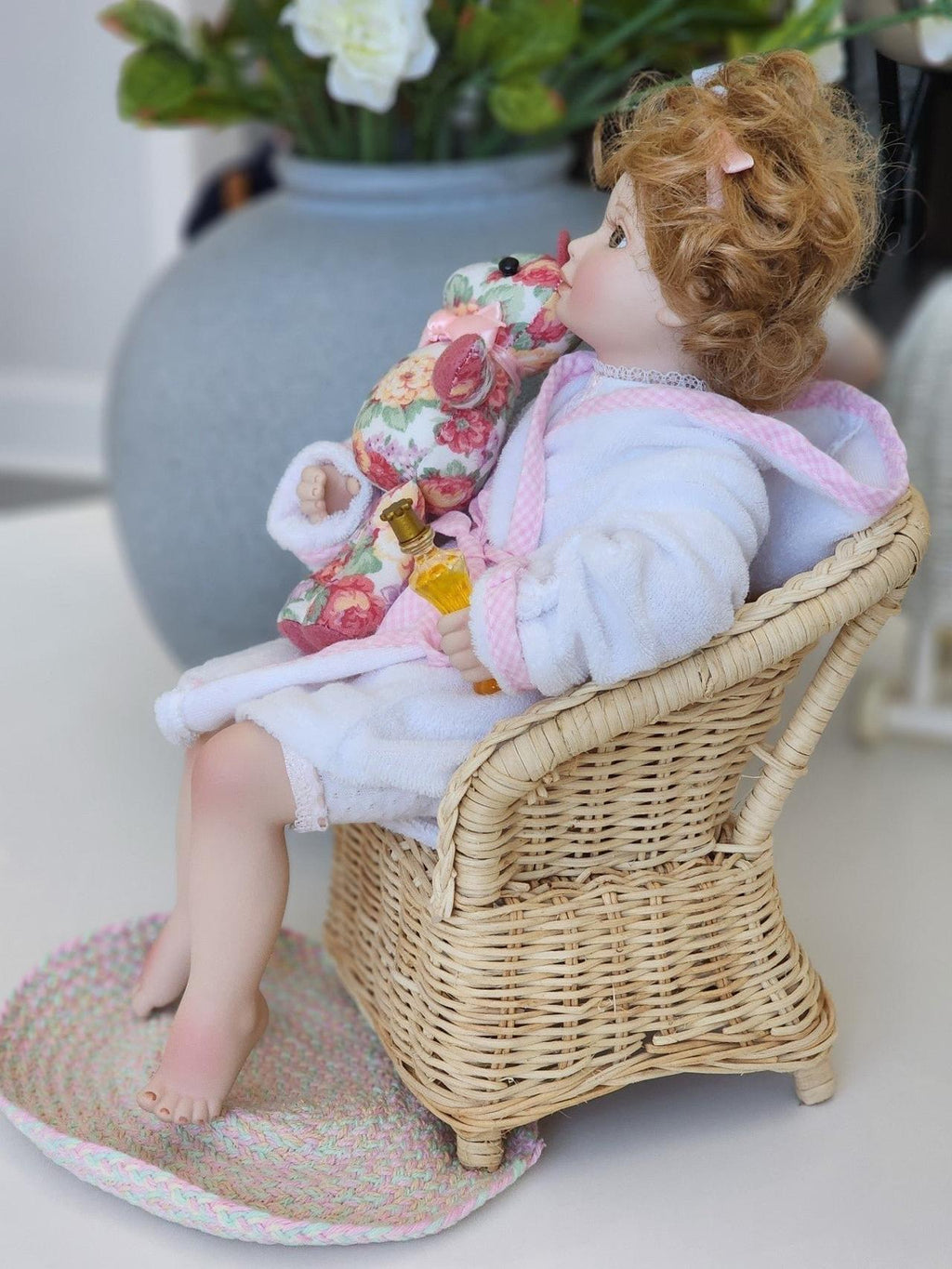 Julia by Andrea Hollis Georgetown Doll 14" Bent Knees Mommy's Word Porcelain