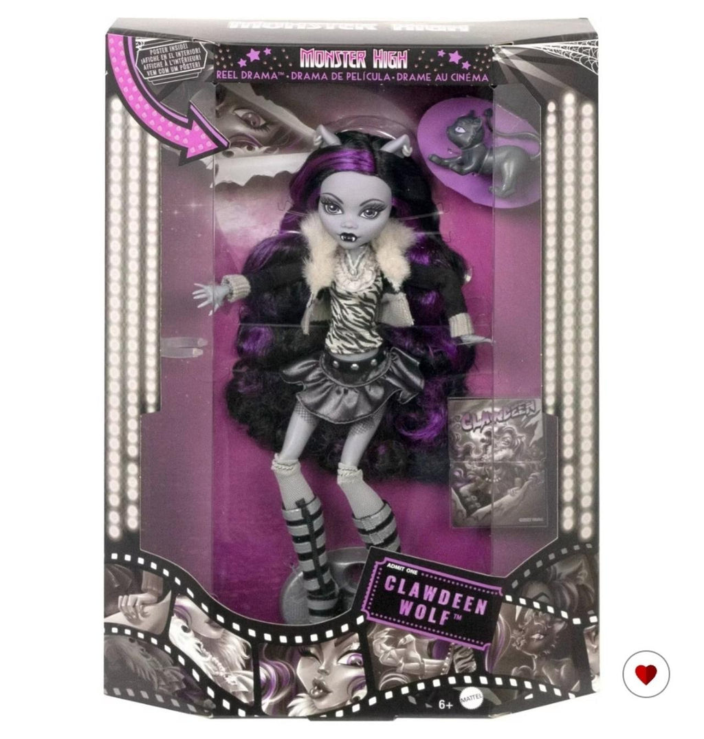 Monster High 11.25" Reel Drama Doll set of 4