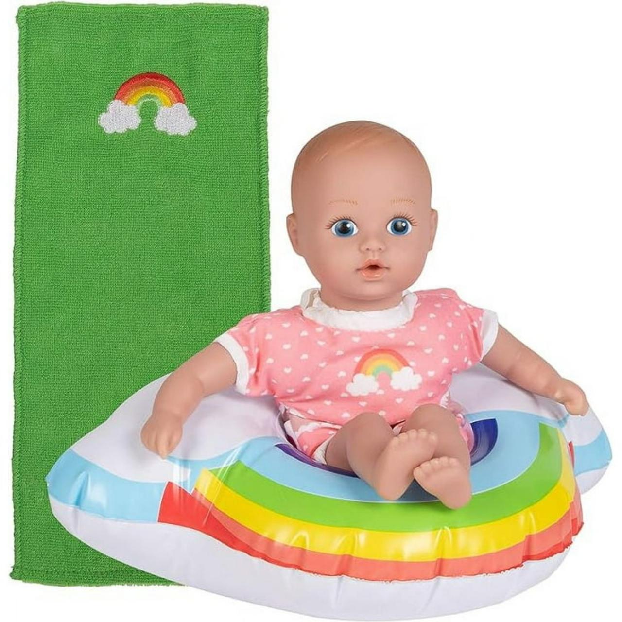 Adora Water Baby Doll, SplashTime Baby Tot Over The Rainbow, 8.5 inch Baby Doll