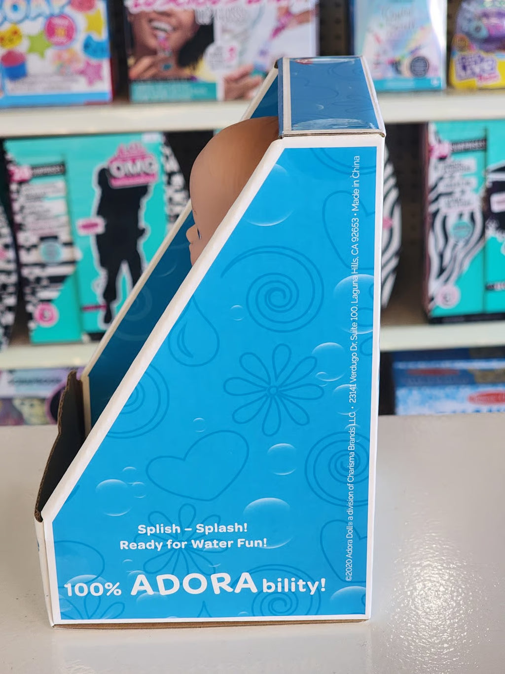 Adora Water Baby Doll, SplashTime Baby Tot Over The Rainbow, 8.5 inch Baby Doll