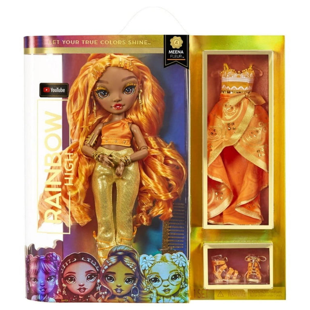 Rainbow High Fashion Doll- Meena Fleur (Saffron Gold)