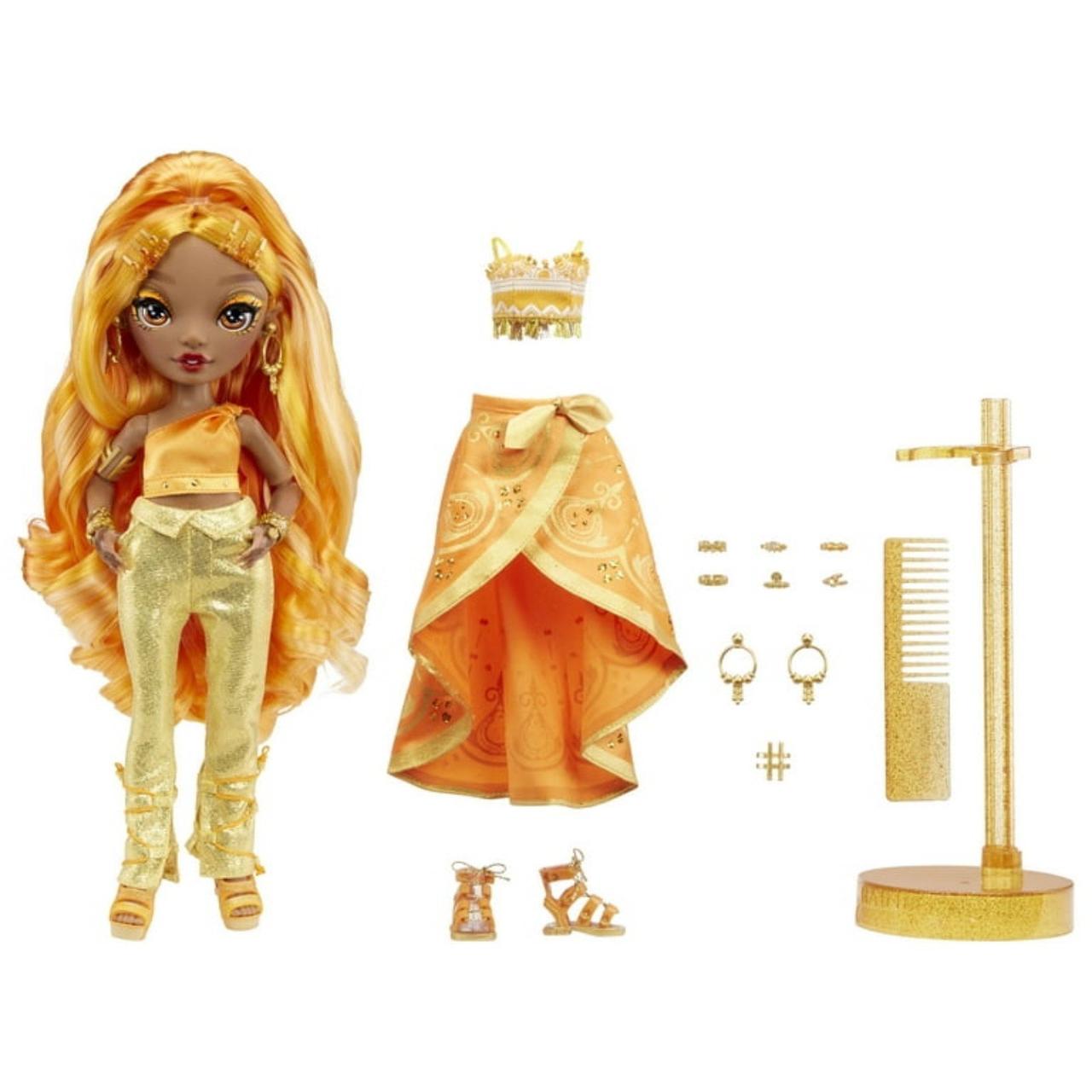 Rainbow High Fashion Doll- Meena Fleur (Saffron Gold)