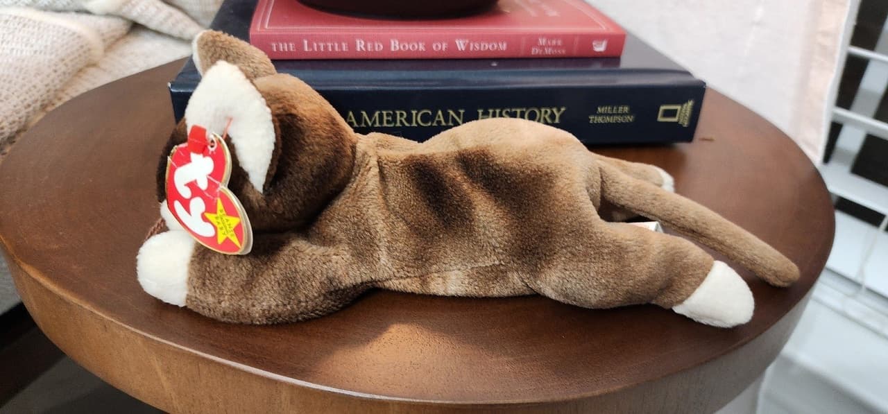 TY BEANIE BABIES COLLECTION POUNCE THE CAT 1997 RETIRED