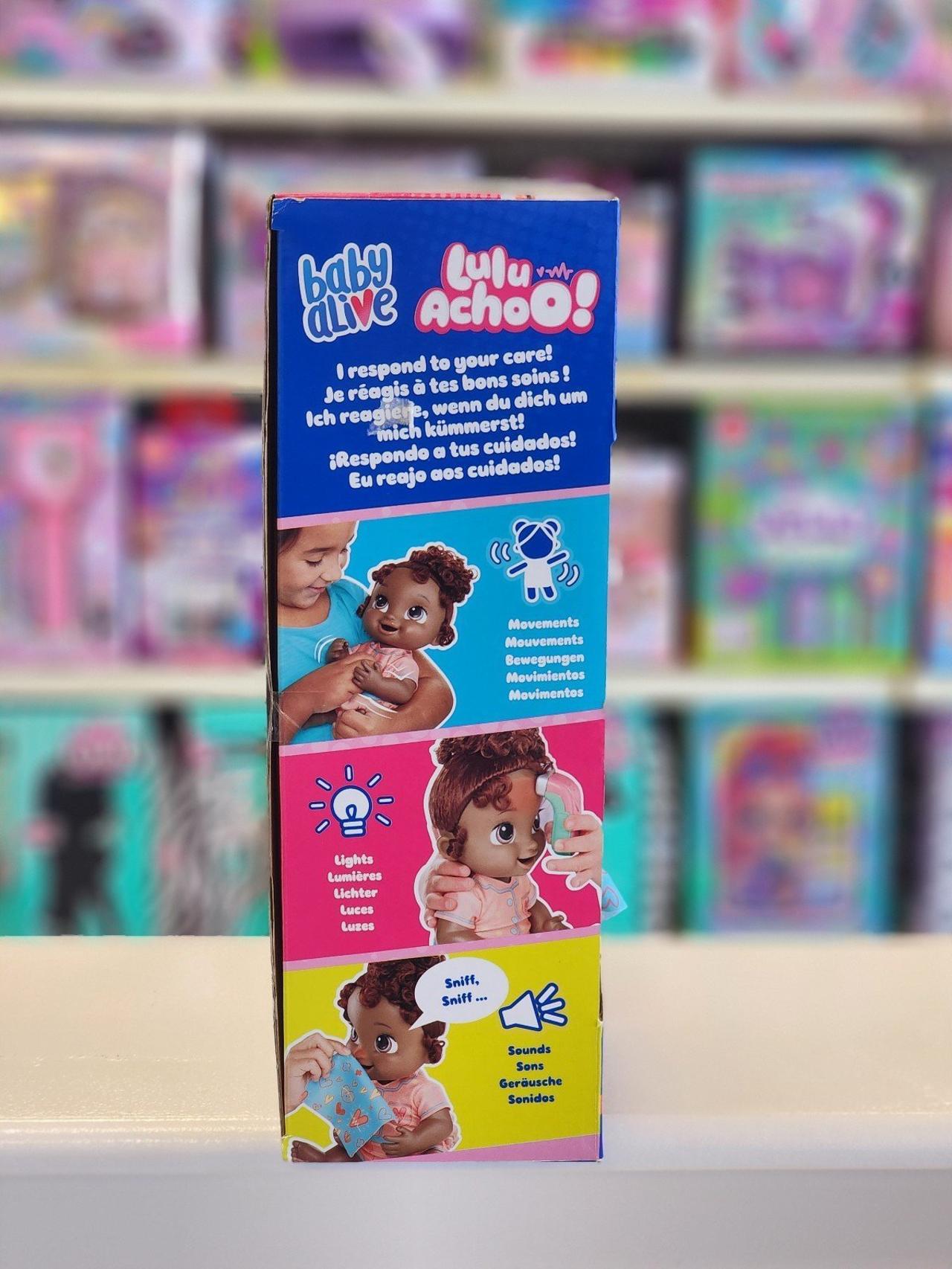 Baby Alive Lulu Achoo Doll, 12-Inch Interactive Doctor Play Toy with Lights