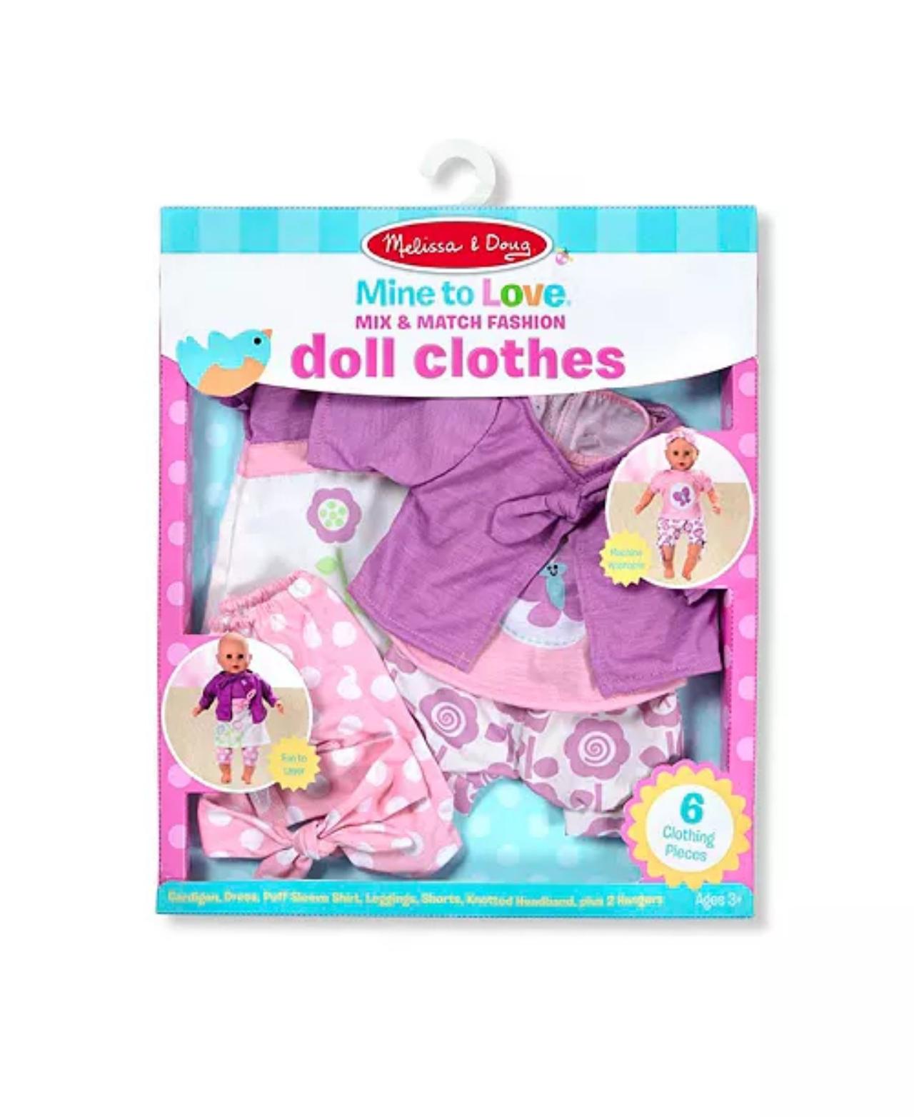 Mine to Love Mix and Match Fashion Doll Clothes