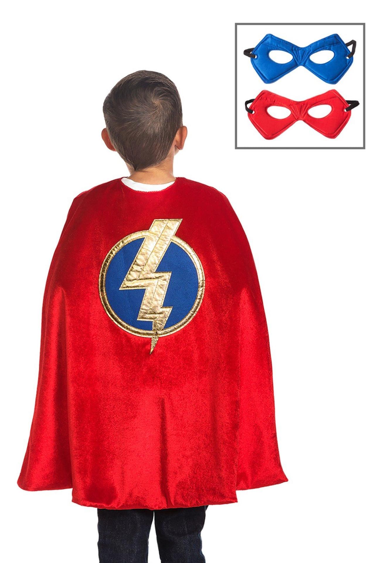 Little Adventures RED HERO CAPE & MASK SET