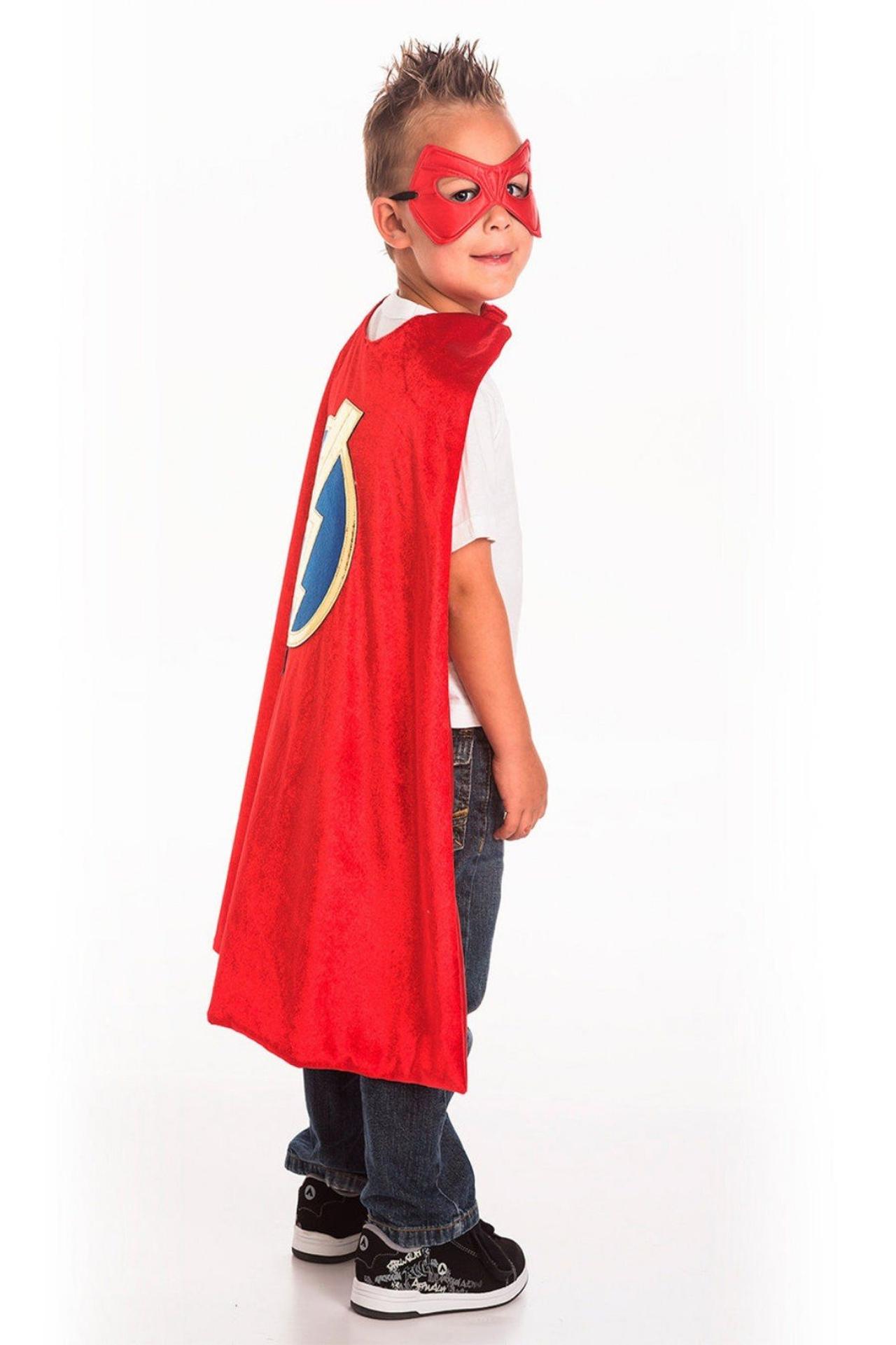 Little Adventures RED HERO CAPE & MASK SET