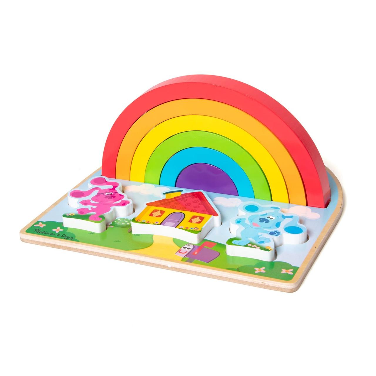 Blue's Clues & You! Wooden Rainbow Stacker Puzzle - 9 Pieces