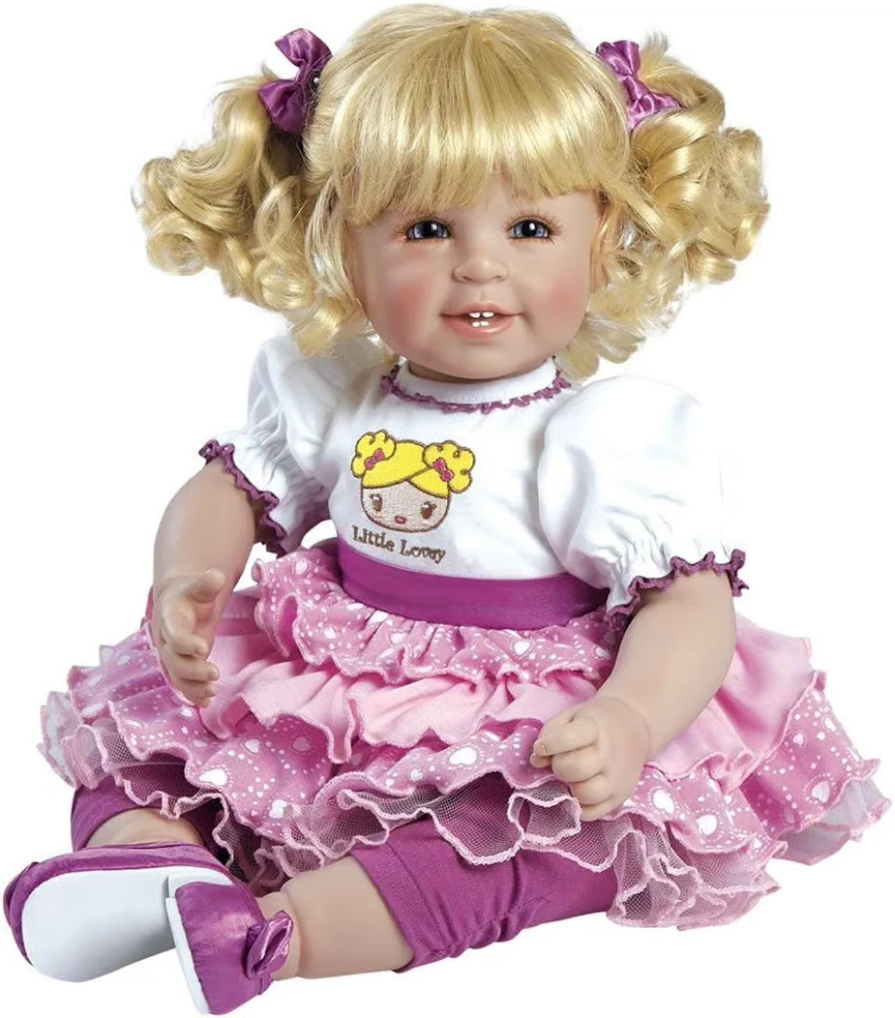 ADORA Realistic Baby Doll Little Lovey Toddler Doll - 20 inch, Soft CuddleMe