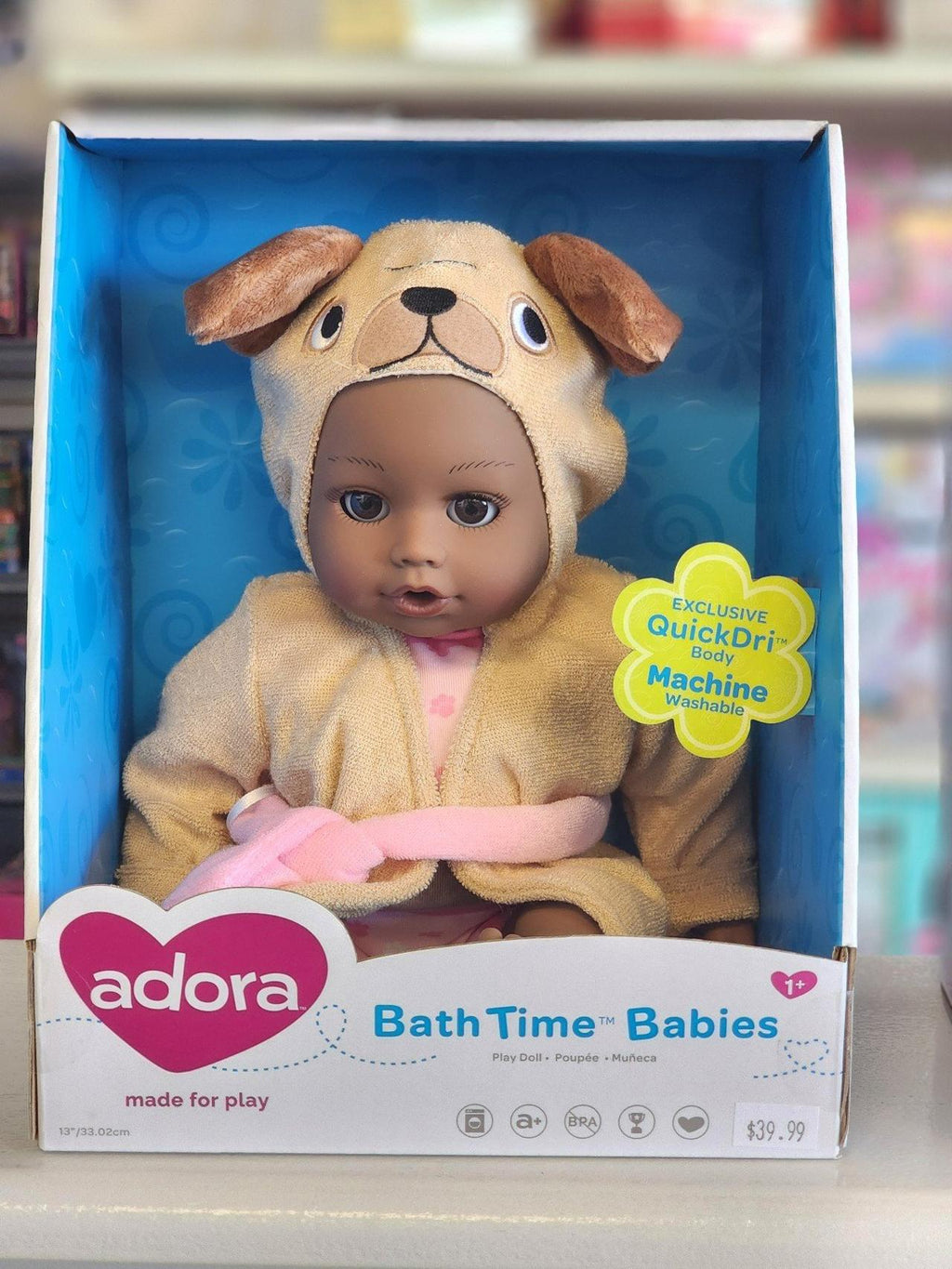 Adora BathTime Puggy Love Baby Doll, Doll Clothes & Accessories Set
